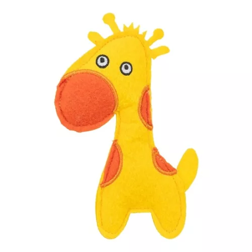Játék macskának zsíráf, filc, catnippel 15cm