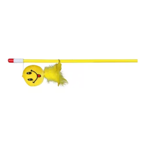 Trixie Játék Macskának Pálca Plüss Smiley 50cm