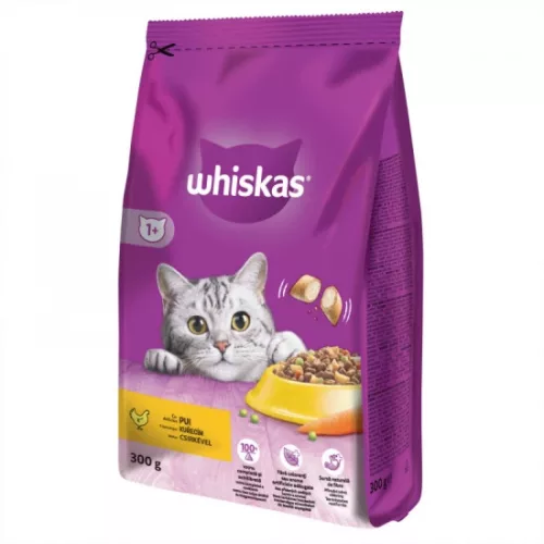 Whiskas Száraz Csirke -Májas Falat 300g