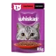Whiskas alutasak mártásban marhával 85g
