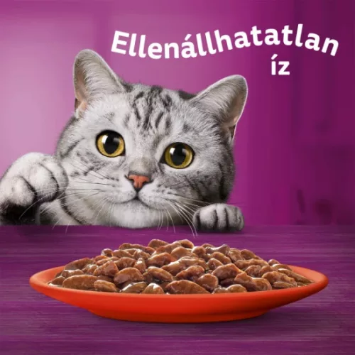 Whiskas alutasak mártásban marhával 85g