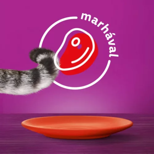 Whiskas alutasak mártásban marhával 85g