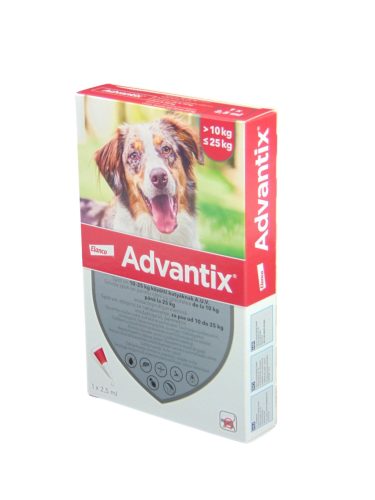 Bayer Advantix Spot On 10-25kg 2,5ml (4db)