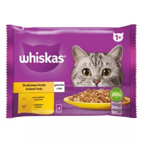   Whiskas alutasak 4-pack baromfi válogatás aszpikban  4x85g Multipack