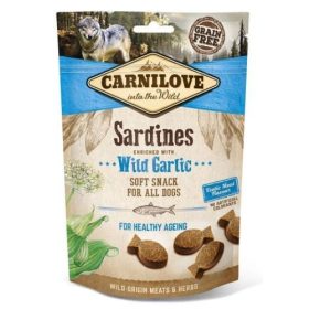   Carnilove Dog Semi Moist Snack Sardines with wild garlic - Szardínia medvehagymával 200g
