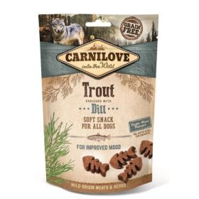 Carnilove Dog Semi Moist Snack pisztráng kaporral 200g