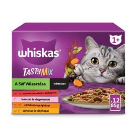   Whiskas alutasak 12-pack Tasty Mix Chef's choice mártásban 12x85g