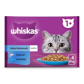 Whiskas alutasak 4-pack halas aszpikban  4x85g Multipack