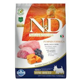   N&D Dog Grain Free bárány&áfonya sütőtökkel adult mini 7kg
