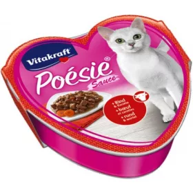   Vitakraft Poésie Sauce marhával és sárgarépával macskáknak 85 g