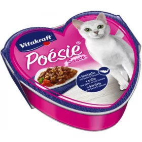   Vitakraft Poésie Sauce tőkehallal és paradicsomos tésztával macskáknak 85 g