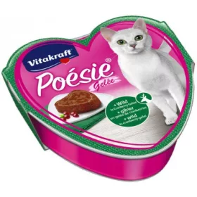  Vitakraft Poésie Gelée vadhússal és áfonyazselében macskáknak 85 g