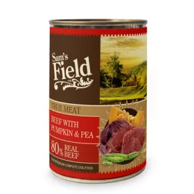   Sam's Field True Meat Beef with Pumpkin & Pea konzerves eledel 400 g