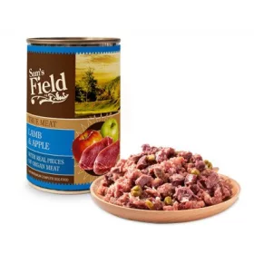   Sam's Field True Meat Lamb & Apple konzerves eledel 400 g