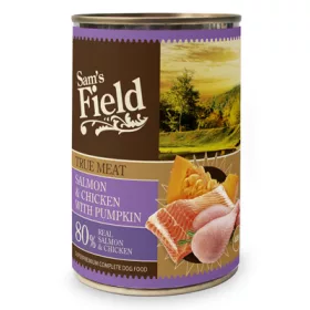   Sam's Field True Meat Salmon & Chicken with Pumpkin konzerves eledel 400 g