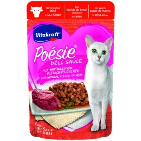 Vitakraft Poésie Déli Sauce macskáknak - marha 85 g