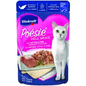   Vitakraft Poésie Déli Sauce macskáknak - fekete tőkehal 85 g