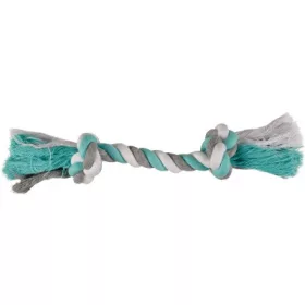   Flamingo Jim Playing Rope - rágókötél 2 csomóval, menta 30 cm