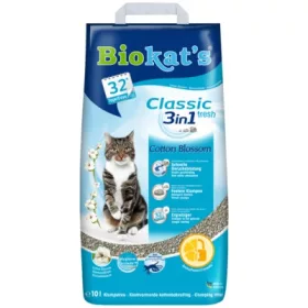 Biokat's Classic Fresh 3in1 Cotton Blossom alom 10 l
