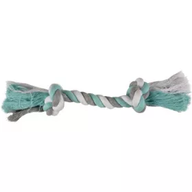   Flamingo Jim Playing Rope - rágókötél 2 csomóval, menta 22 cm