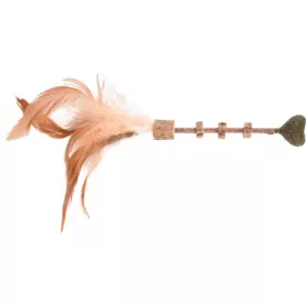 Flamingo macskamentás fapálcika játék 25 cm