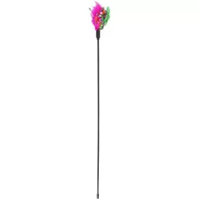 Flamingo színes tollas pálca macskajáték 59 cm