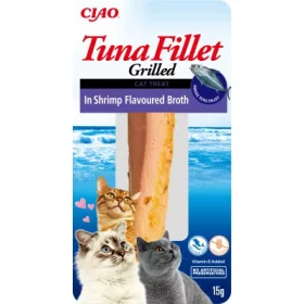 Inaba Cat Grilled Tuna Fillet - garnélarákos lében 15 g