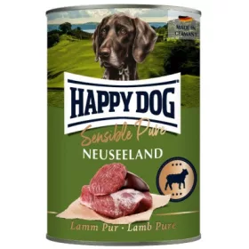   Happy Dog pur konzerv bárány ízesítésű nedves állateledel felnőtt kutyák számára  6X400 G 1 db