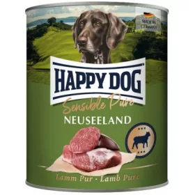   Happy Dog pur konzerv bárány ízesítésű nedves állateledel felnőtt kutyák számára 6X800 G 1 db