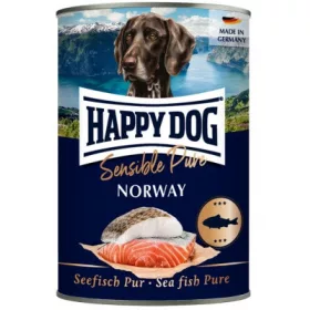   Happy Dog pur konzerv lazac ízesítésű nedves állateledel felnőtt kutyák számára 6X400 g 1 db