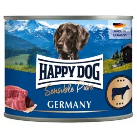   Happy Dog pur konzerv marha ízesítésű nedves állateledel felnőtt kutyák számára 6X200 G 1 db