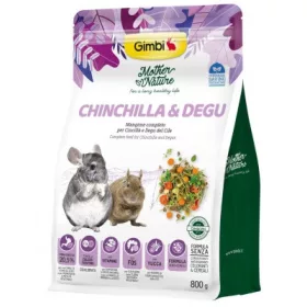  Gimbi Mother Nature Chinchilla & Degu - állateledel csincsillák és deguk számára 800 g