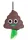 Flamingo kakizacsi tartó - kaki emoji 1 db