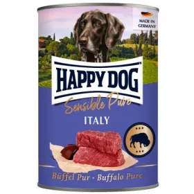   Happy Dog pur konzerv bivaly ízesítésű nedves állateledel felnőtt kutyák számára 6x400 g 1 db
