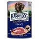 Happy Dog pur konzerv kacsa ízesítésű nedves állateledelfelnőtt kutyák számára 6x400 g 1 db