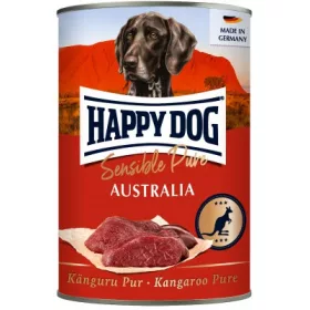   Happy Dog pur konzerv kenguru ízesítésű nedves állateledel felnőtt kutyák számára 6x400 g 1 db