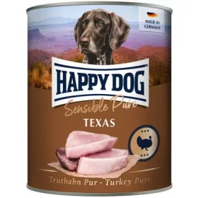   Happy Dog pur konzerv pulyka ízesítésű nedves állateledel felnőtt kutyák számára 6X800 g 85 g