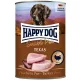 Happy Dog pur konzerv pulyka ízesítésű nedves állateledel felnőtt kutyák számára 6X400 g 300 g