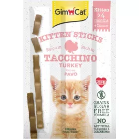 GimCat Kitten Sticks pulyka és kalcium 3 x 3 g