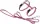 Flamingo Ziggi hám és póráz macskáknak - pink 22 cm