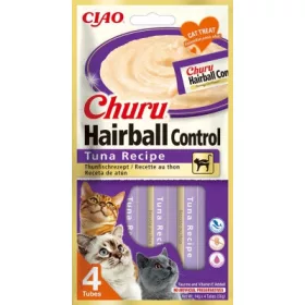 Inaba Cat Churu Hairball Control - tonhal 4 x 14 g