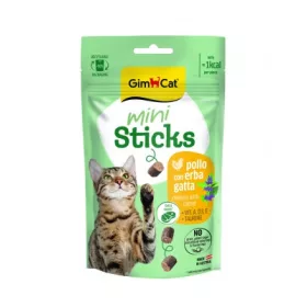 GimCat Mini Sticks - csirke-macskamenta 50 g