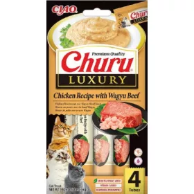 Inaba Cat Churu Luxury - csirke-wagyu marha 1 db