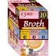 Inaba Cat Broth Variety - csirke, csirke-lazac, csirke-tonhal 10 x 40 g